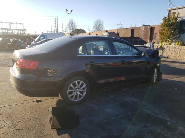 3VWD17AJXEM367777 - 2014 VOLKSWAGEN JETTA SE BLACK photo 3