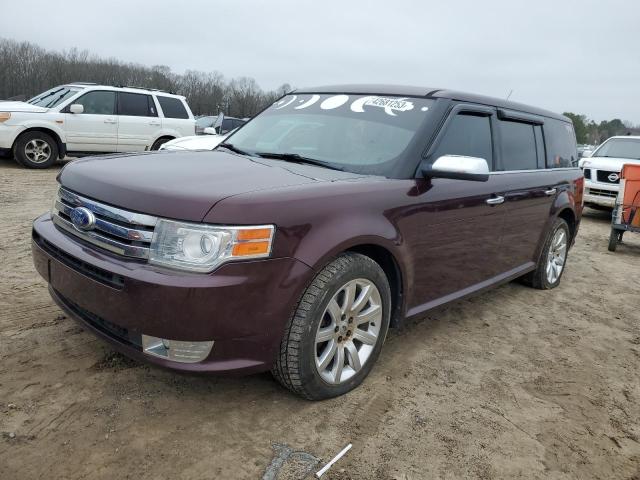 2FMGK5DCXBBD06923 - 2011 FORD FLEX LIMITED BURGUNDY photo 1