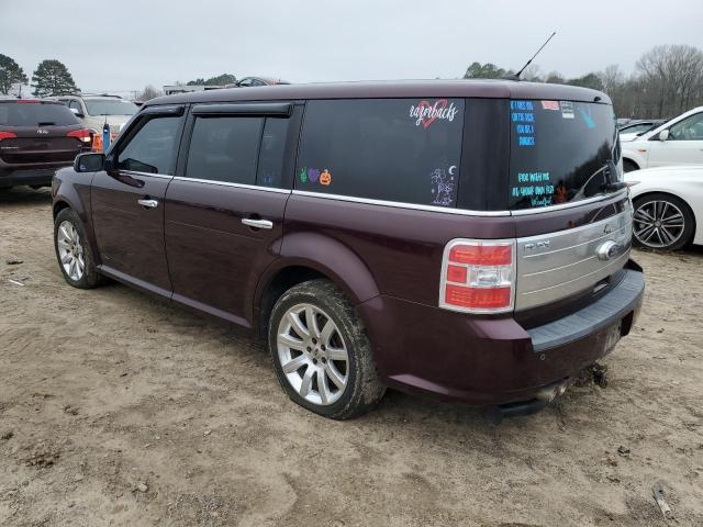 2FMGK5DCXBBD06923 - 2011 FORD FLEX LIMITED BURGUNDY photo 2