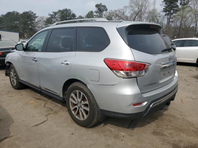 5N1AR2MMXEC711256 - 2014 NISSAN PATHFINDER S SILVER photo 2