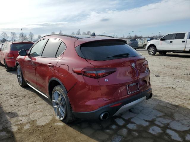ZASFAKNN3J7B67248 - 2018 ALFA ROMEO STELVIO TI SPORT RED photo 2