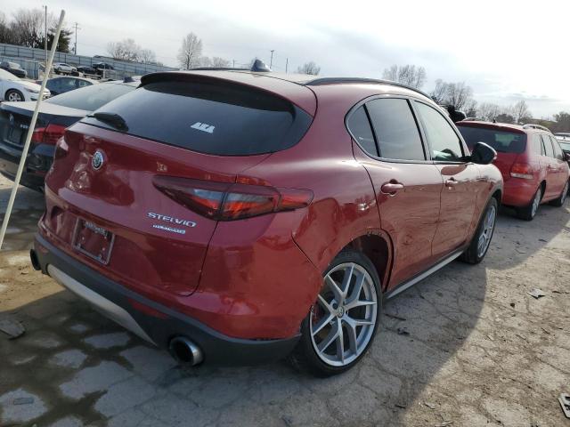 ZASFAKNN3J7B67248 - 2018 ALFA ROMEO STELVIO TI SPORT RED photo 3