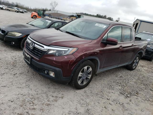 5FPYK2F53HB001840 - 2017 HONDA RIDGELINE RTL BURGUNDY photo 1