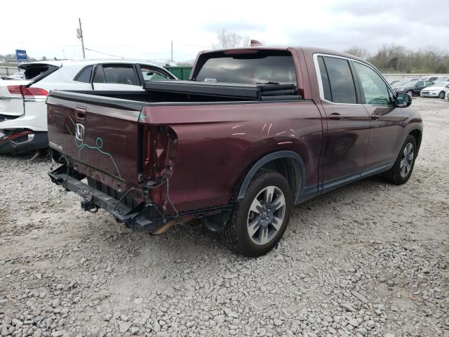 5FPYK2F53HB001840 - 2017 HONDA RIDGELINE RTL BURGUNDY photo 3