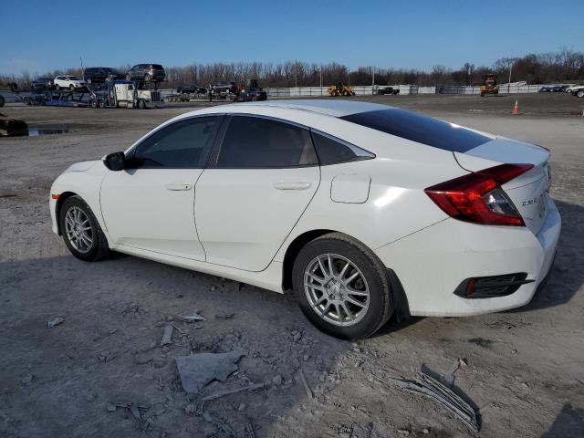 19XFC2F50GE017365 - 2016 HONDA CIVIC LX WHITE photo 2