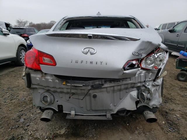 JN1DV6AR8BM651751 - 2011 INFINITI G25 SILVER photo 6