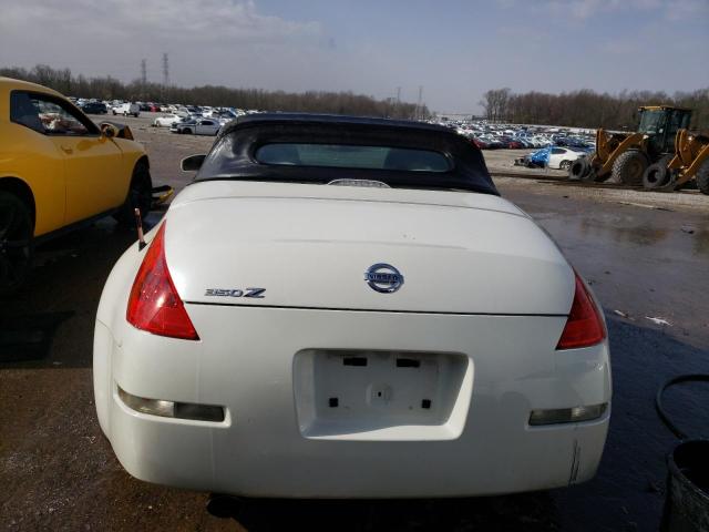 JN1AZ36A26M451589 - 2006 NISSAN 350Z ROADSTER WHITE photo 6