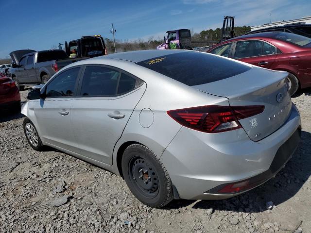 5NPD74LF7KH446625 - 2019 HYUNDAI ELANTRA SE SILVER photo 2