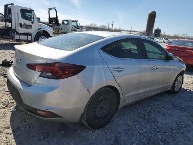 5NPD74LF7KH446625 - 2019 HYUNDAI ELANTRA SE SILVER photo 3