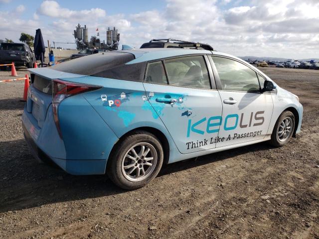 JTDKBRFUXG3017396 - 2016 TOYOTA PRIUS TURQUOISE photo 3