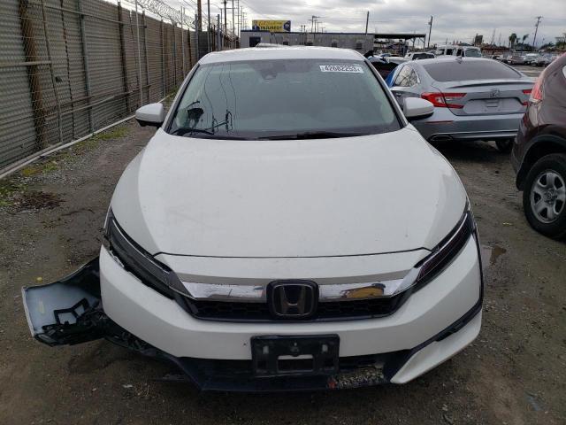 JHMZC5F34JC001440 - 2018 HONDA CLARITY TOURING WHITE photo 5