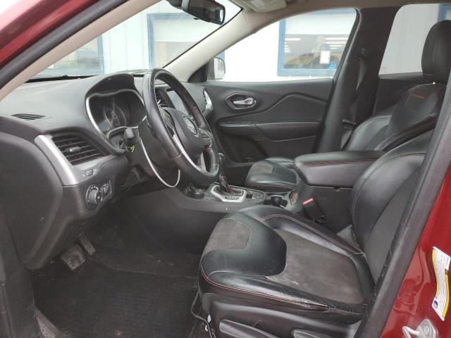 1C4PJMBSXFW786638 - 2015 JEEP CHEROKEE TRAILHAWK MAROON photo 7