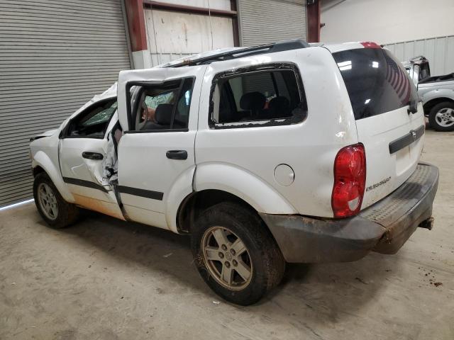 1D4HB38NX8F148263 - 2008 DODGE DURANGO SXT WHITE photo 2