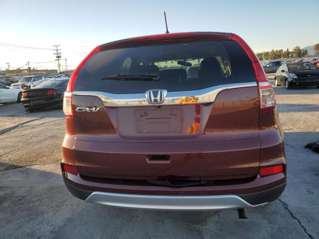 3CZRM3H57GG702037 - 2016 HONDA CR-V EX BURGUNDY photo 6