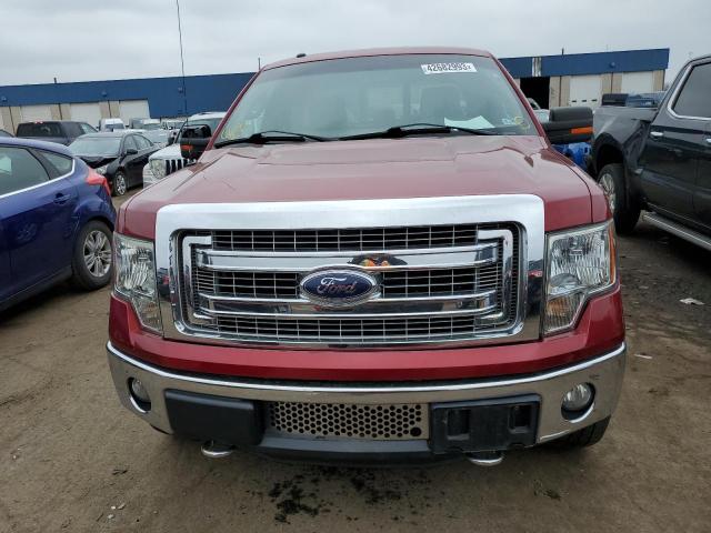 1FTFX1ET2DFB96606 - 2013 FORD F150 SUPER CAB RED photo 5