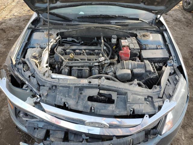 3FAHP0HA1CR364935 - 2012 FORD FUSION SE GRAY photo 11