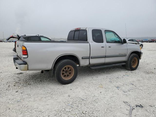 5TBRN34142S275179 - 2002 TOYOTA TUNDRA ACCESS CAB SR5 SILVER photo 3