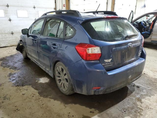 JF1GPAL65D1847456 - 2013 SUBARU IMPREZA SPORT PREMIUM BLUE photo 2