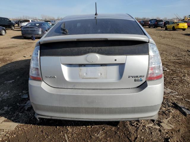 JTDKB20U287737222 - 2008 TOYOTA PRIUS SILVER photo 6