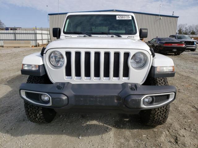 1C4HJXEG9LW101991 - 2020 JEEP WRANGLER U SAHARA WHITE photo 5