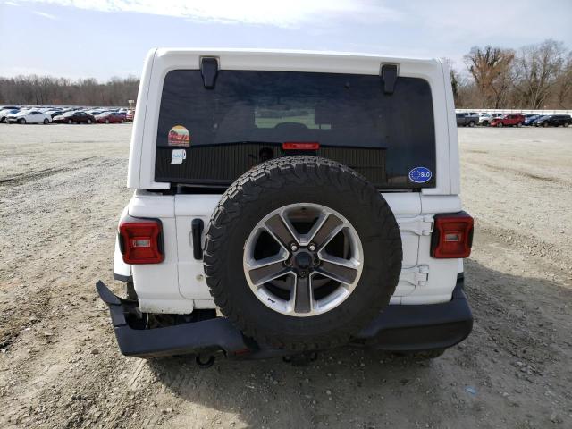 1C4HJXEG9LW101991 - 2020 JEEP WRANGLER U SAHARA WHITE photo 6