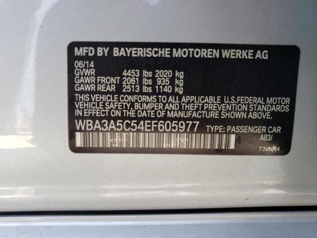 WBA3A5C54EF605977 - 2014 BMW 328 I SILVER photo 13