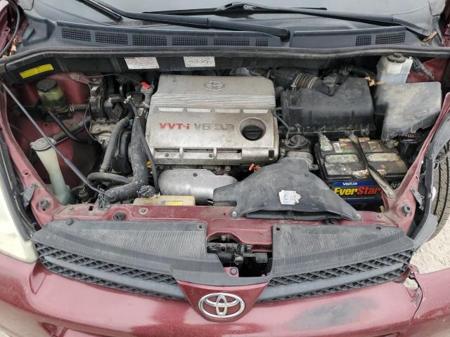 5TDZA23C34S147809 - 2004 TOYOTA SIENNA CE BURGUNDY photo 12