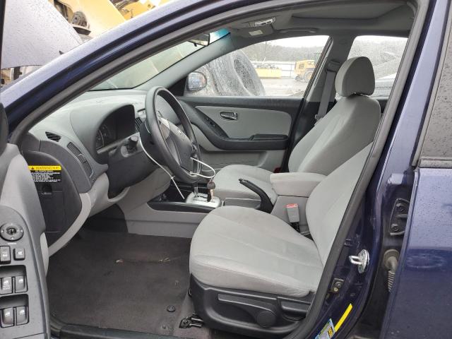 KMHDU4ADXAU172654 - 2010 HYUNDAI ELANTRA BLUE BLUE photo 7