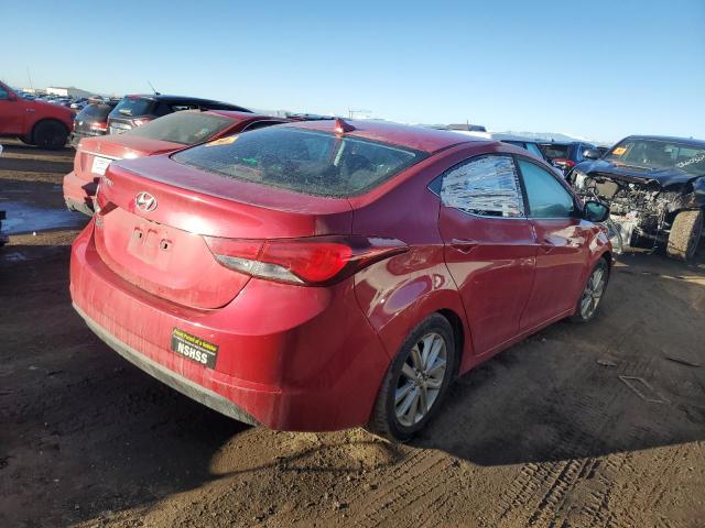 KMHDH4AE7FU250795 - 2015 HYUNDAI ELANTRA SE RED photo 3