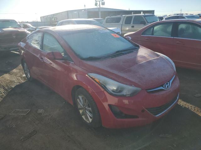 KMHDH4AE7FU250795 - 2015 HYUNDAI ELANTRA SE RED photo 4