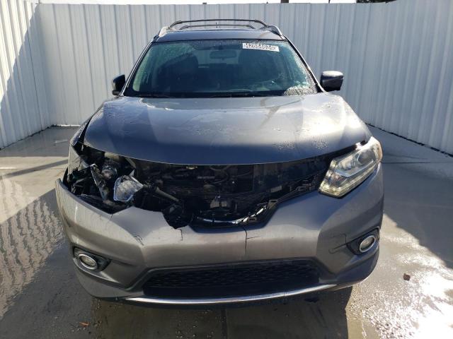 5N1AT2MV1GC737810 - 2016 NISSAN ROGUE S GRAY photo 5