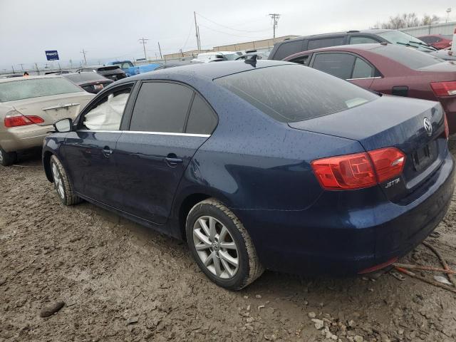 3VWD17AJ1EM311260 - 2014 VOLKSWAGEN JETTA SE BLUE photo 2