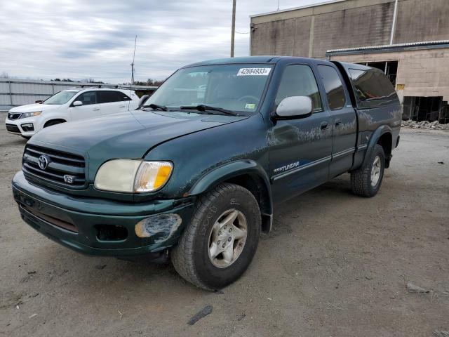 5TBBT48161S131011 - 2001 TOYOTA TUNDRA ACCESS CAB LIMITED GREEN photo 1