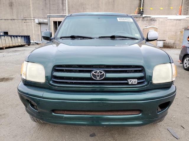 5TBBT48161S131011 - 2001 TOYOTA TUNDRA ACCESS CAB LIMITED GREEN photo 5