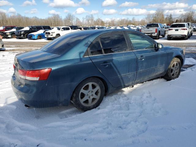 5NPEU46F56H034685 - 2006 HYUNDAI SONATA GLS BLUE photo 3