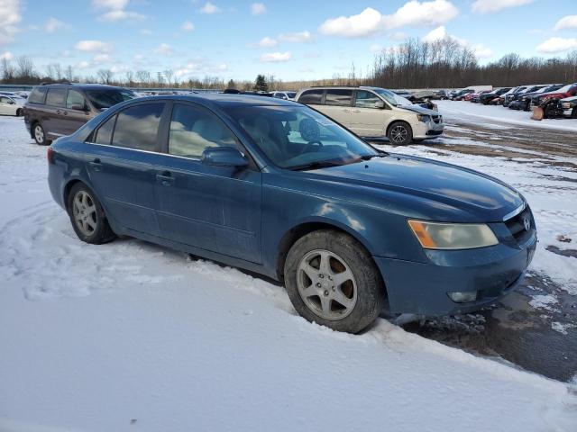 5NPEU46F56H034685 - 2006 HYUNDAI SONATA GLS BLUE photo 4