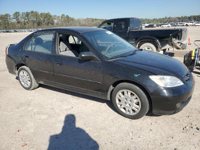 2HGES16634H517880 - 2004 HONDA CIVIC LX BLACK photo 4