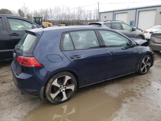 3VW5T7AU7GM002047 - 2016 VOLKSWAGEN GTI S/SE BLUE photo 3