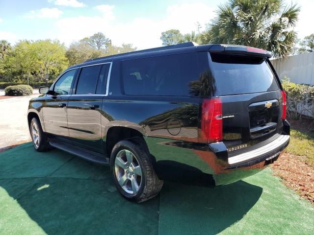 1GNSKHKC3HR212642 - 2017 CHEVROLET SUBURBAN K1500 LT BLACK photo 2