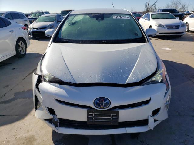 JTDKARFU7G3509144 - 2016 TOYOTA PRIUS WHITE photo 5