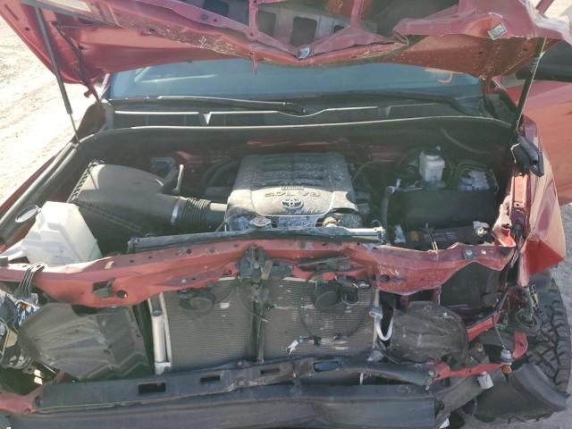 5TFRY5F13MX285299 - 2021 TOYOTA TUNDRA DOUBLE CAB SR/SR5 RED photo 11
