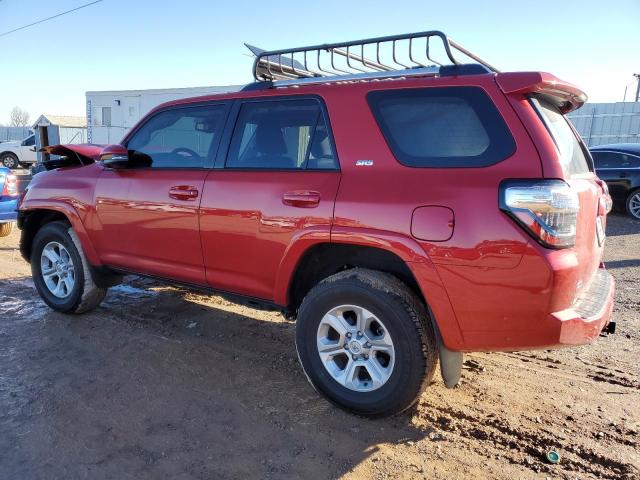 JTENU5JR0P6192415 - 2023 TOYOTA 4RUNNER SE RED photo 2