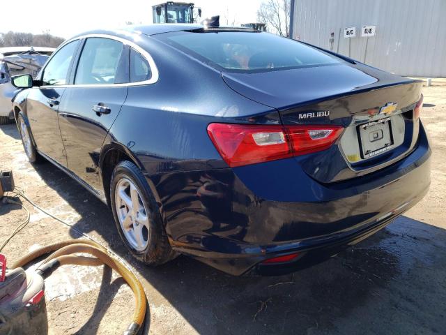 1G1ZB5ST9HF104851 - 2017 CHEVROLET MALIBU LS BLUE photo 2