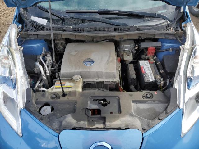 1N4AZ0CP0DC406406 - 2013 NISSAN LEAF S BLUE photo 11