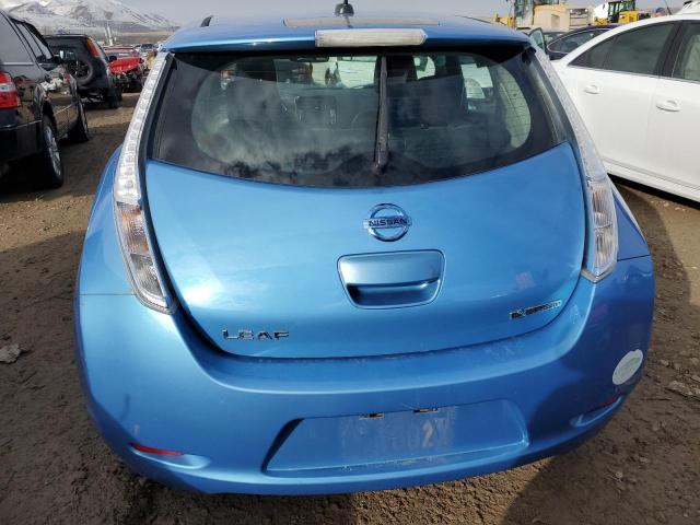 1N4AZ0CP0DC406406 - 2013 NISSAN LEAF S BLUE photo 6