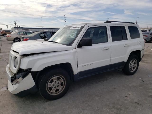 1C4NJRBB6DD203124 - 2013 JEEP PATRIOT SPORT WHITE photo 1