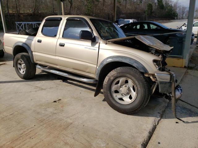 5TEGN92NX2Z102468 - 2002 TOYOTA TACOMA DOUBLE CAB PRERUNNER TAN photo 4