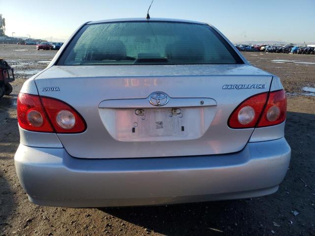 1NXBR32E96Z578359 - 2006 TOYOTA COROLLA CE SILVER photo 6