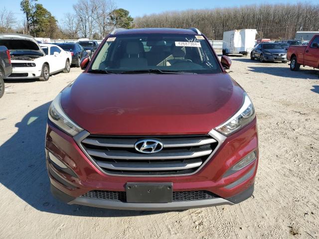 KM8J33A22GU112990 - 2016 HYUNDAI TUCSON LIMITED MAROON photo 5