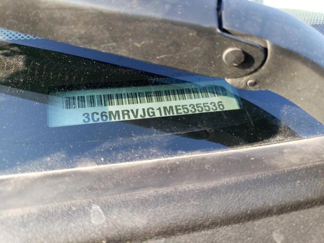 3C6MRVJG1ME535536 - 2021 RAM PROMASTER 3500 HIGH ლურჯი ფოტო 13